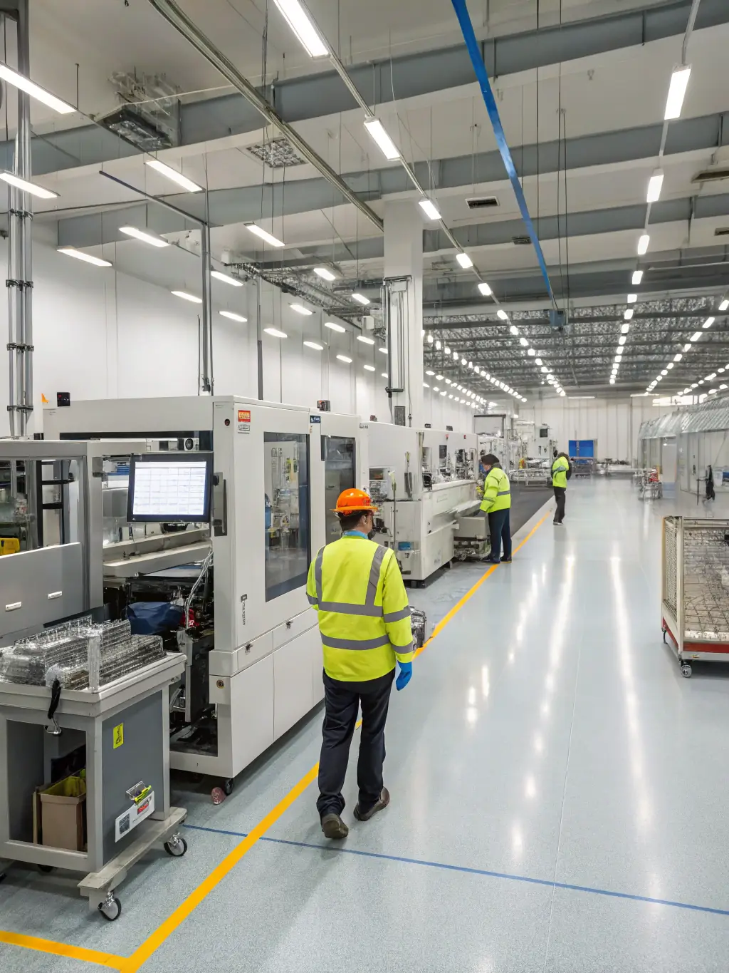 A state-of-the-art manufacturing facility, representing an EB-5 investment in job creation and economic growth.